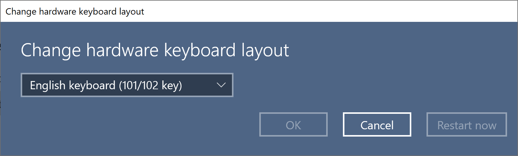 Windows Keyboard Layout